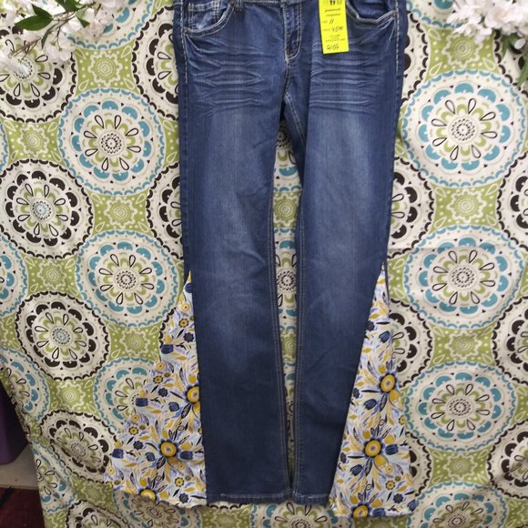 Royal Blue Denim - COPY - 2159 Jeaniemade Size 11 X 37 Royal Blue Bell-Bottoms